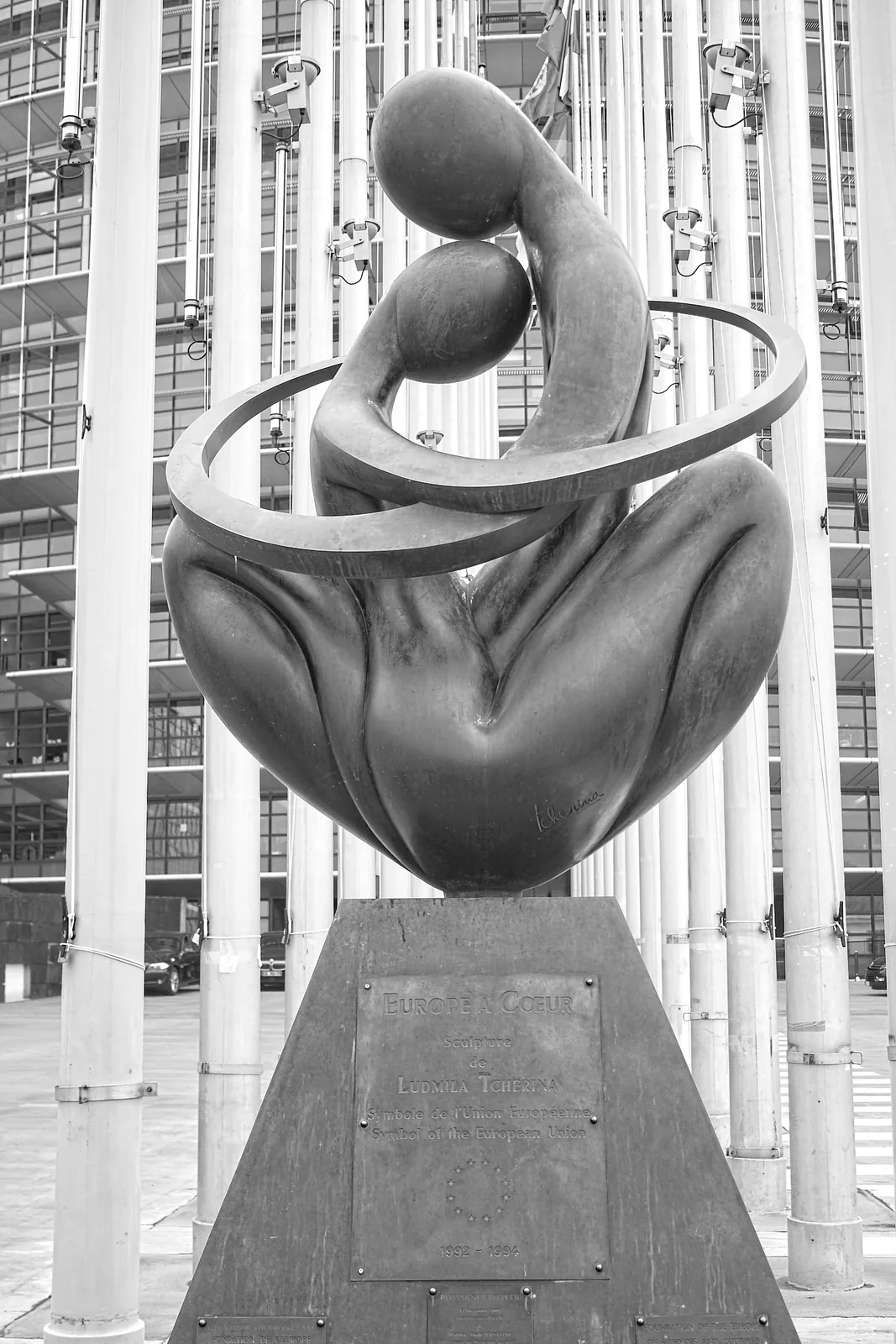 Spuren der Kultur, Schwarzweiß-Fotografie von Mietzner