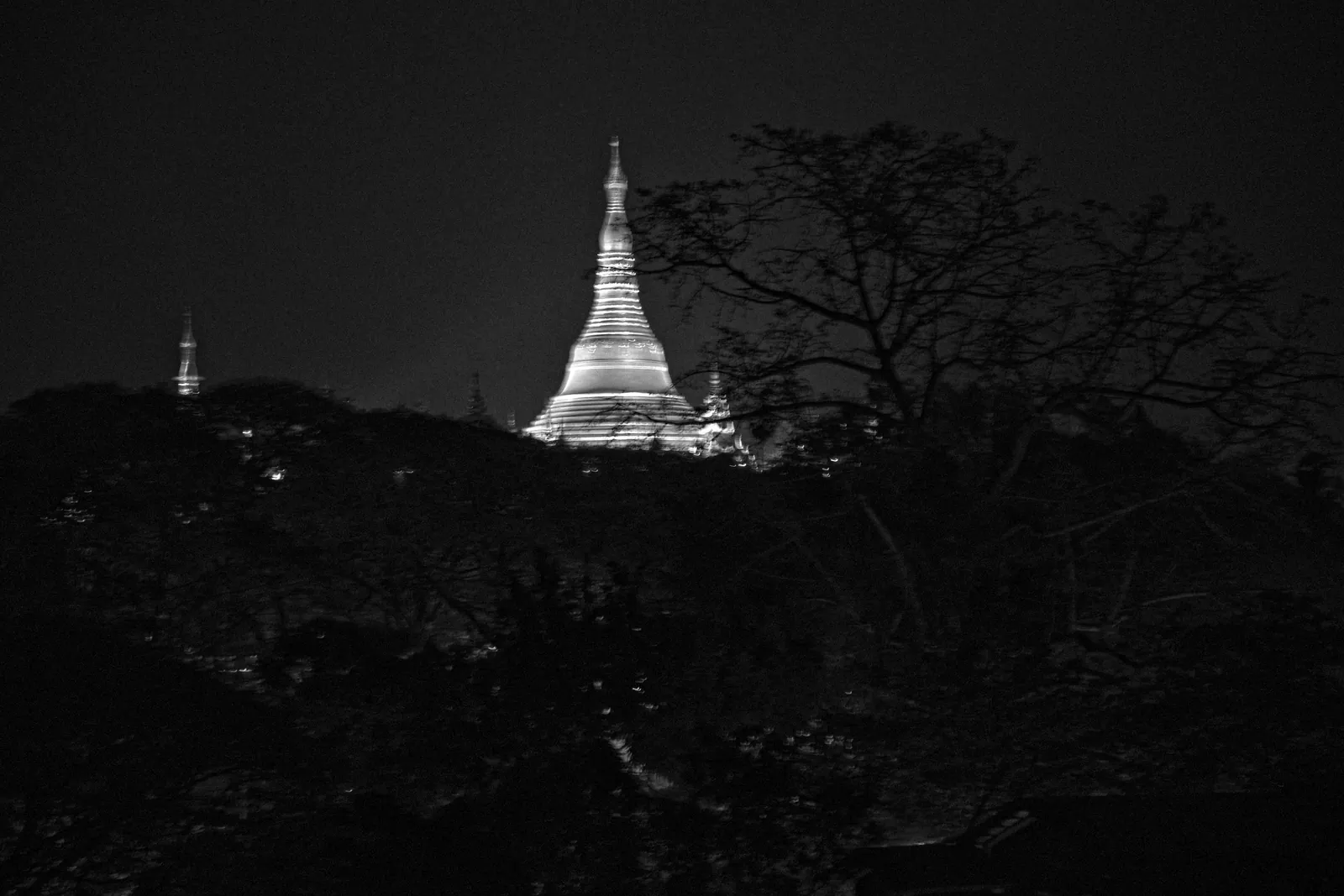 Myanmar, Schwarzweiß-Fotografie von Mietzner