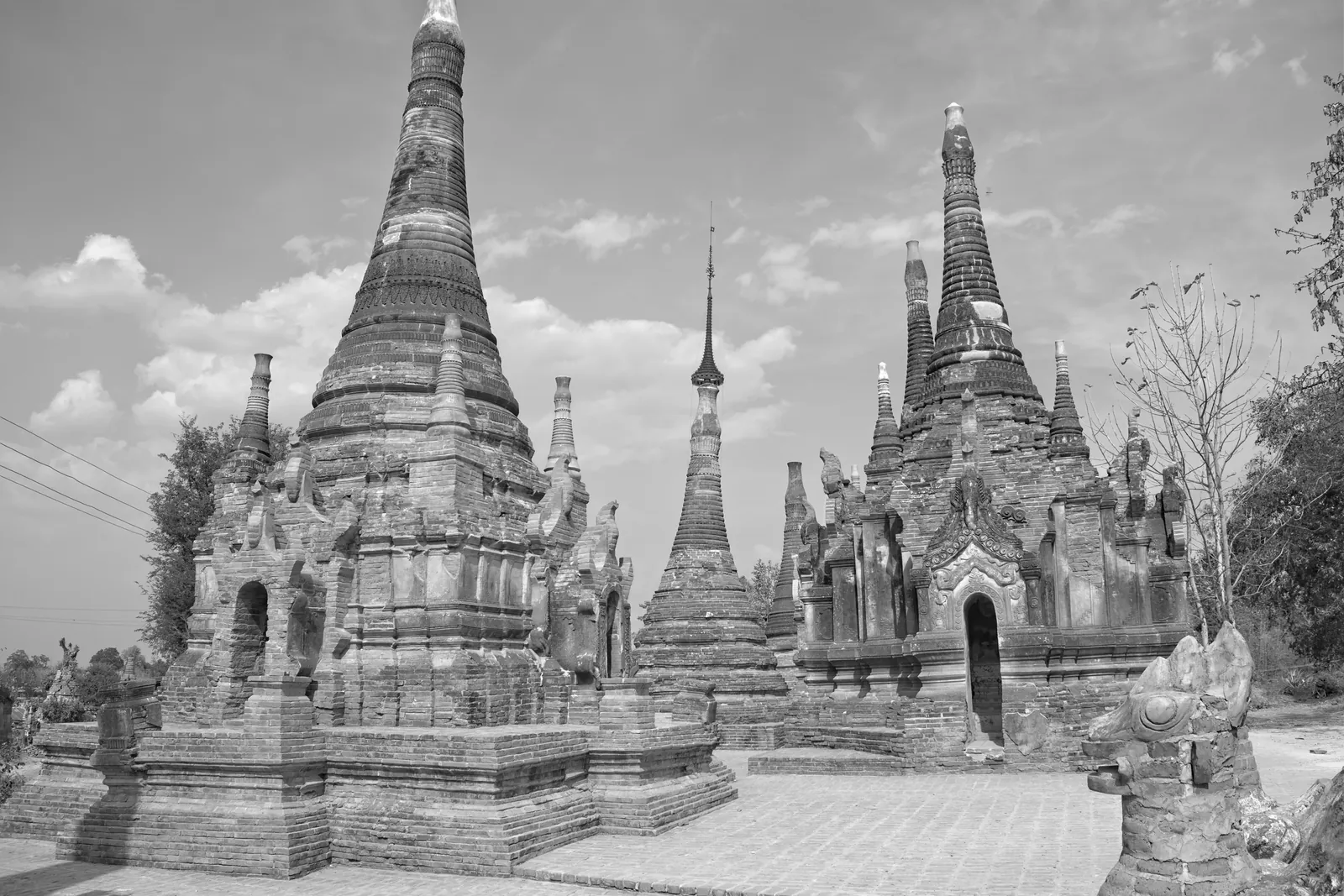 Myanmar, Schwarzweiß-Fotografie von Mietzner