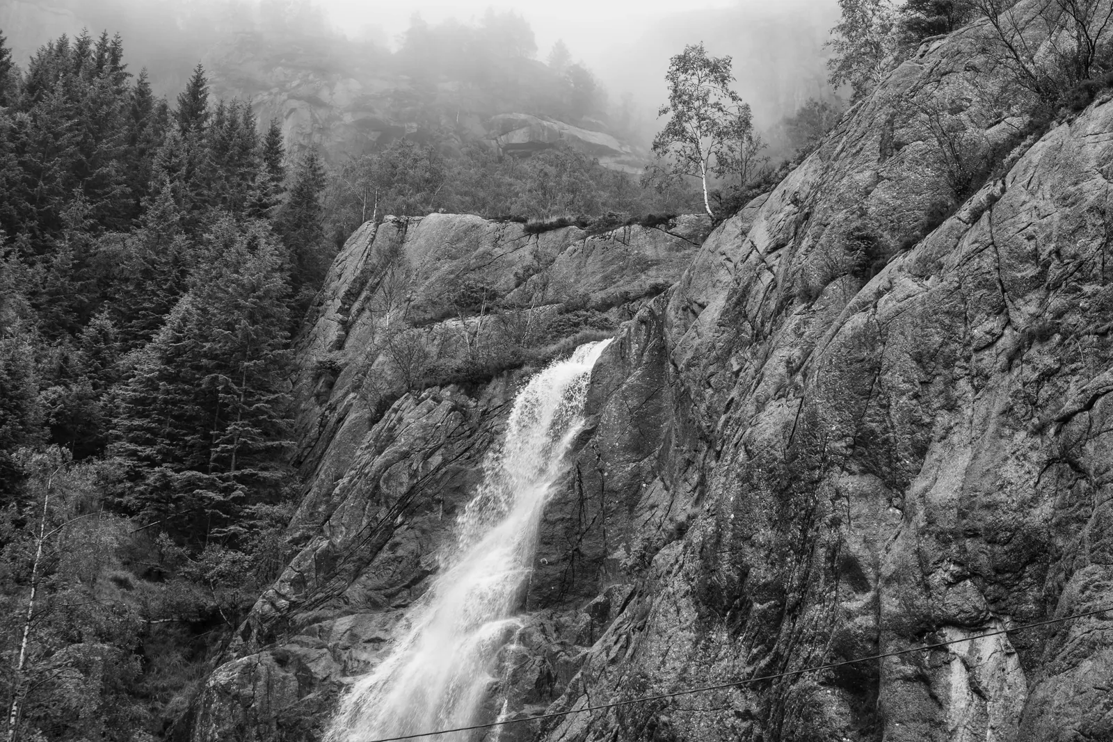 Norwegen, Schwarzweiß-Fotografie von Mietzner