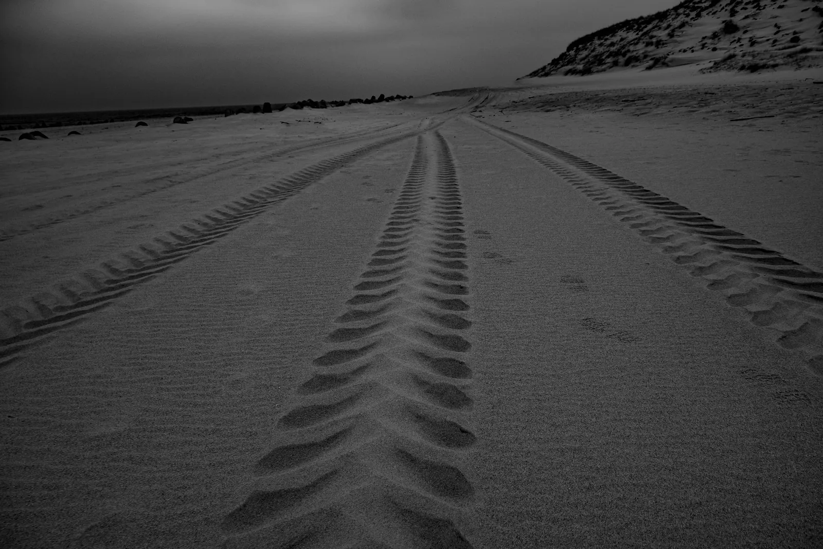Sylt, Schwarzweiß-Fotografie von Mietzner