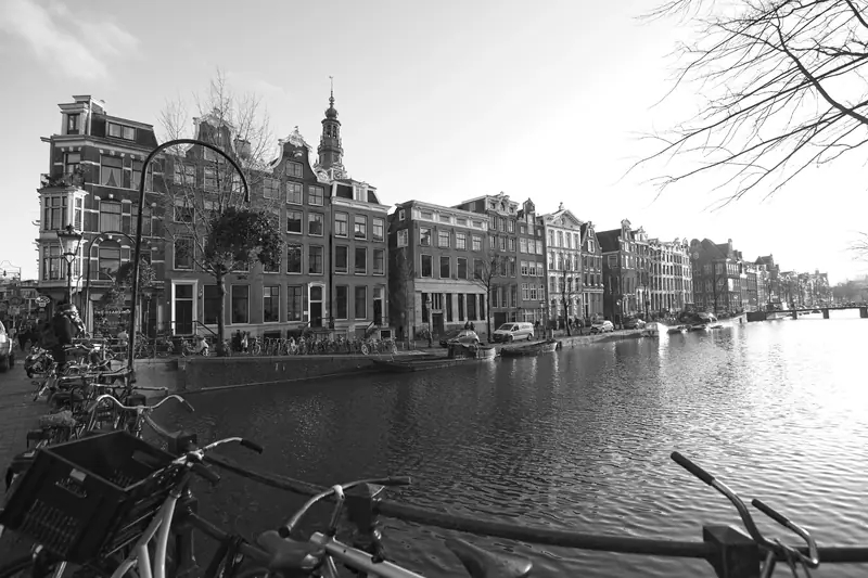 Amsterdam, Schwarzweiß-Fotografie von Mietzner