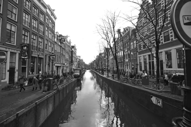 Amsterdam, Schwarzweiß-Fotografie von Mietzner