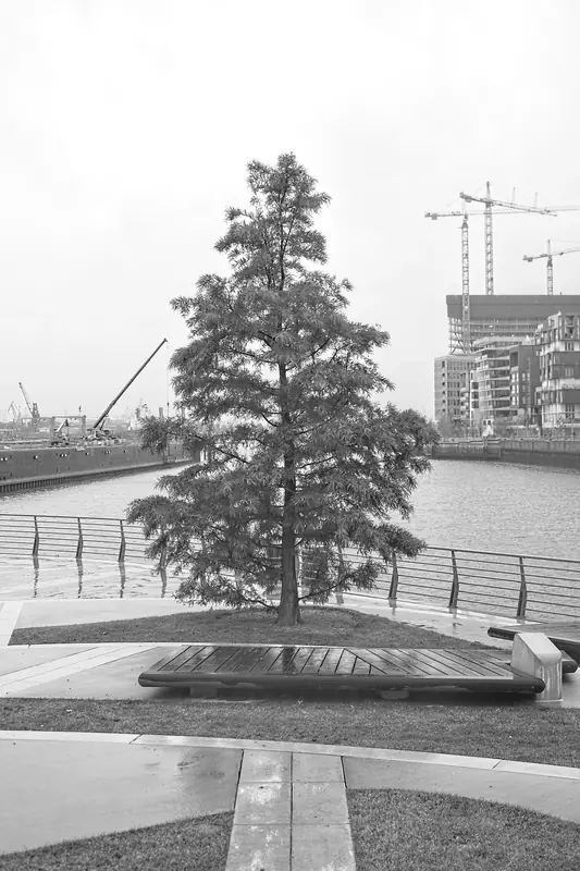 Stadträume, Schwarzweiß-Fotografie von Mietzner