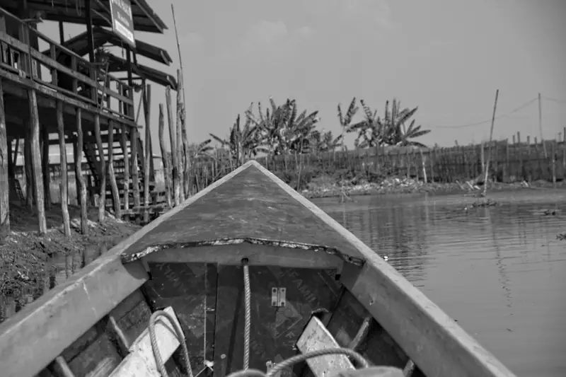 Myanmar, Schwarzweiß-Fotografie von Mietzner