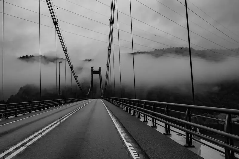 Norwegen, Schwarzweiß-Fotografie von Mietzner