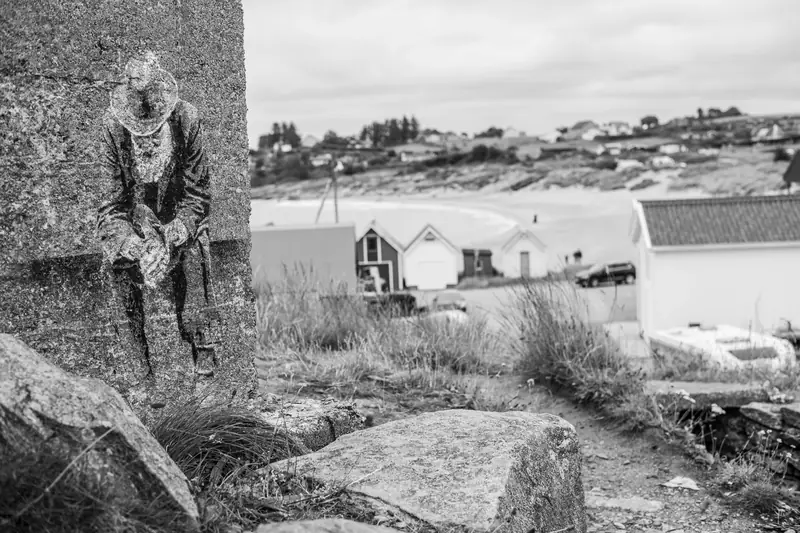 Norwegen, Schwarzweiß-Fotografie von Mietzner