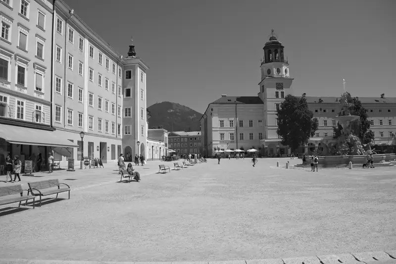 Österreich, Schwarzweiß-Fotografie von Mietzner
